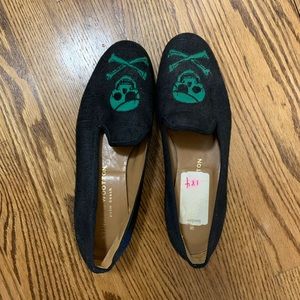 Stubbs & Woottoh skull and cross bone ballet flats